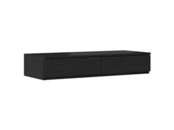 Maison Exclusive - Cajones De Cama Con Cajón Roble Negro 100 X 36,5 X 16,5 Cm