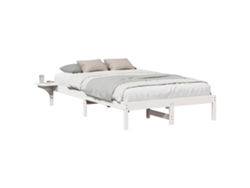 Maison Exclusive - Estructura De Cama 120 X 200 Cm Madera De Pino Macizo
