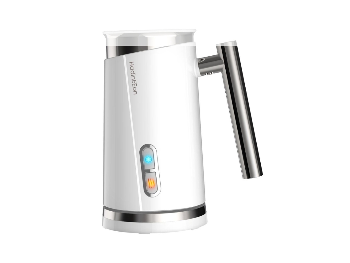 Espumador de leche 2 en 1, 500 W, calienta y espuma la leche.
