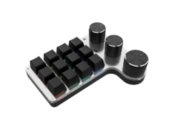 Mini teclado mecánico para juegos con 12 teclas personalizadas para macros, copiar y pegar, para bicicletas eléctricas.