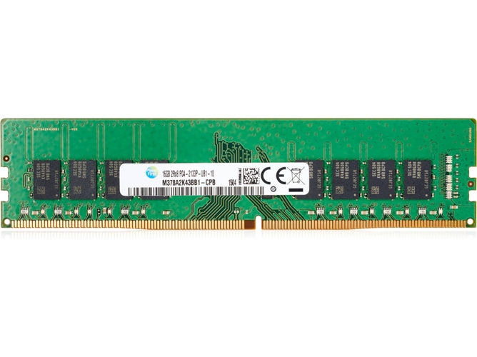 Memoria RAM DDR4 HEWLETT PACKARD ENTERPRISE 3TK87AA (1 x 8 GB - 2666 MHz - Verde)