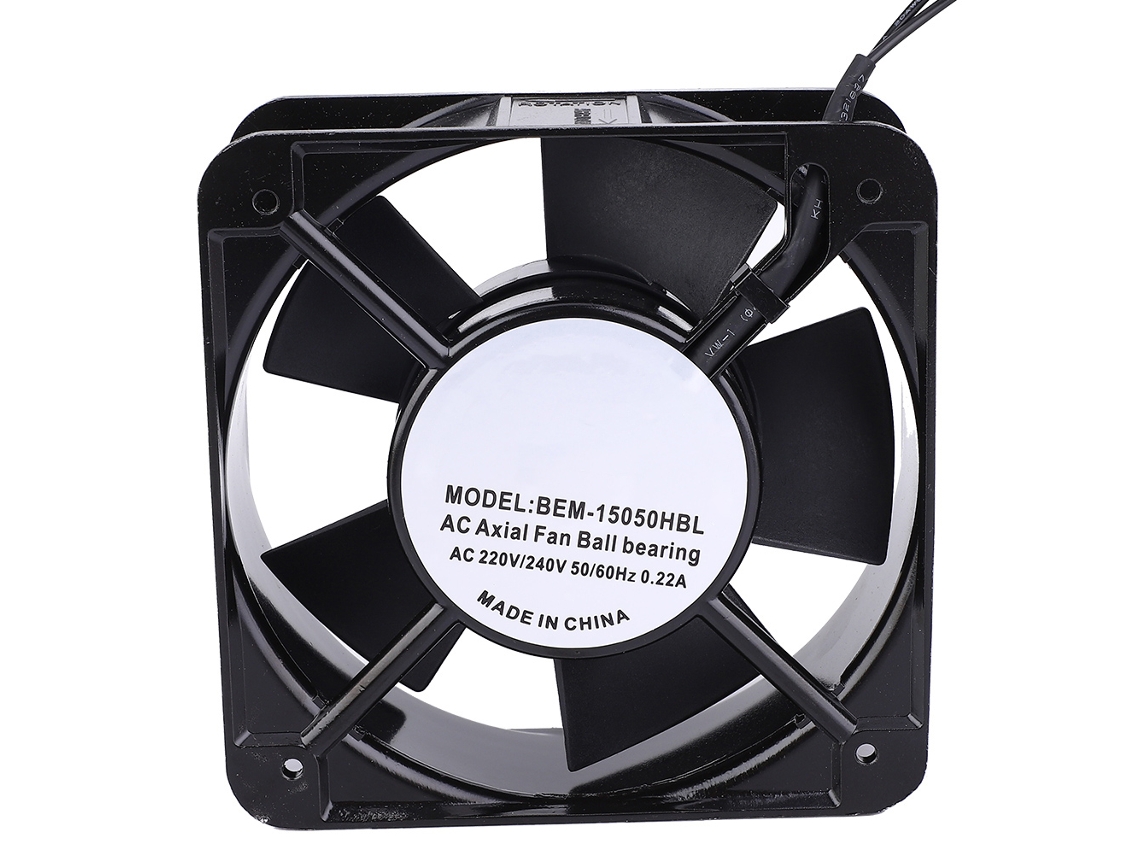 Ventilador Silencioso Rodamiento De Bolas Doble Chasis Latón Puro 220/240vac Disipador De Calor