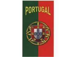 Toalla De Playa Microfibra Bandera De Portugal Con Escudo Grande