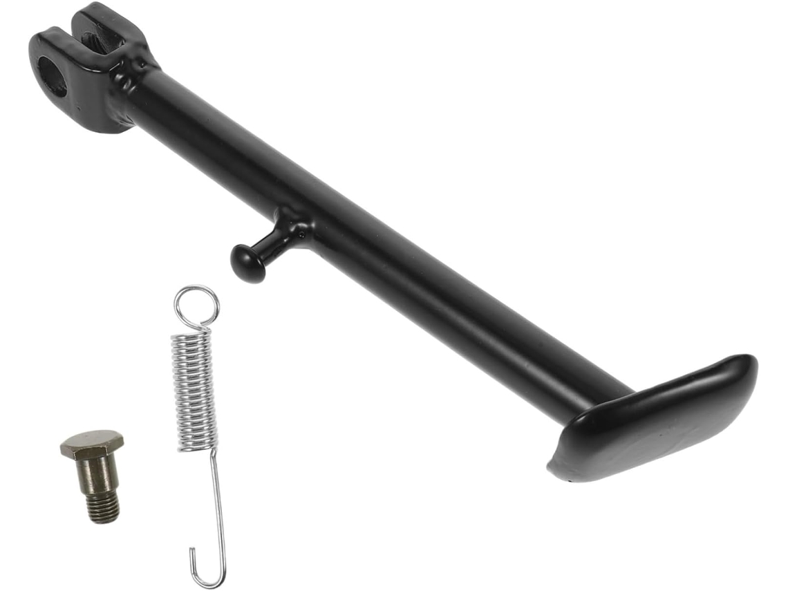 Soporte Lateral Para Motocicleta/scooter Modelo Zj Con Resorte Y Tornillos De Estacionamiento.