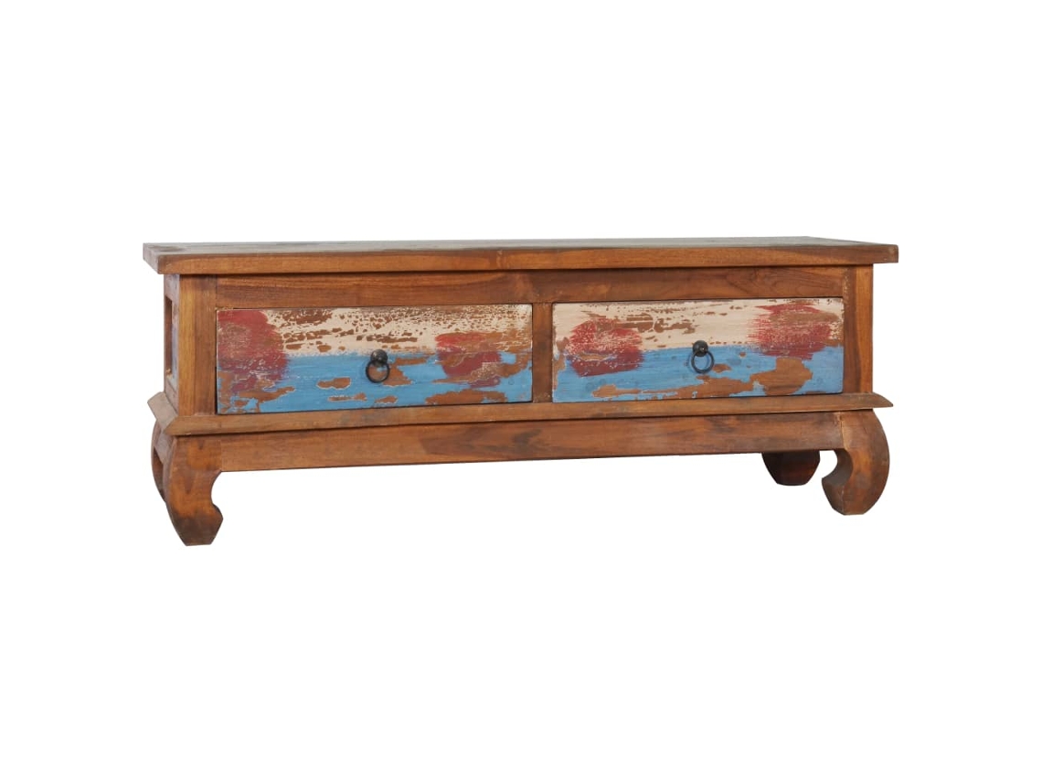 Mueble para TV VIDAXL Marrón Madera (110x35x40 cm)