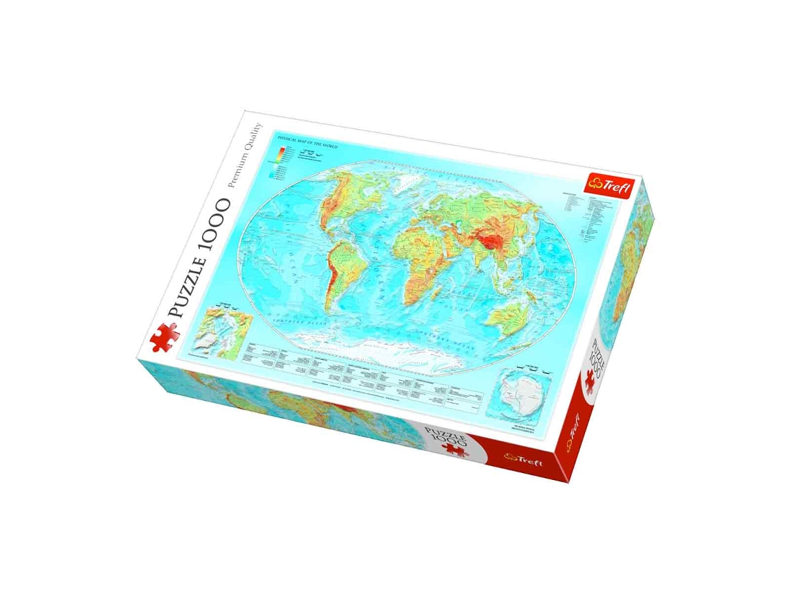 Trefl Puzle Mapa del Mundo 1000 Piezas
