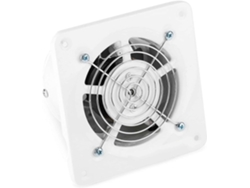 Ventilador extractor en línea de 4 pulgadas, bajo nivel de ruido, 25 W, montaje en conducto, montaje en pared