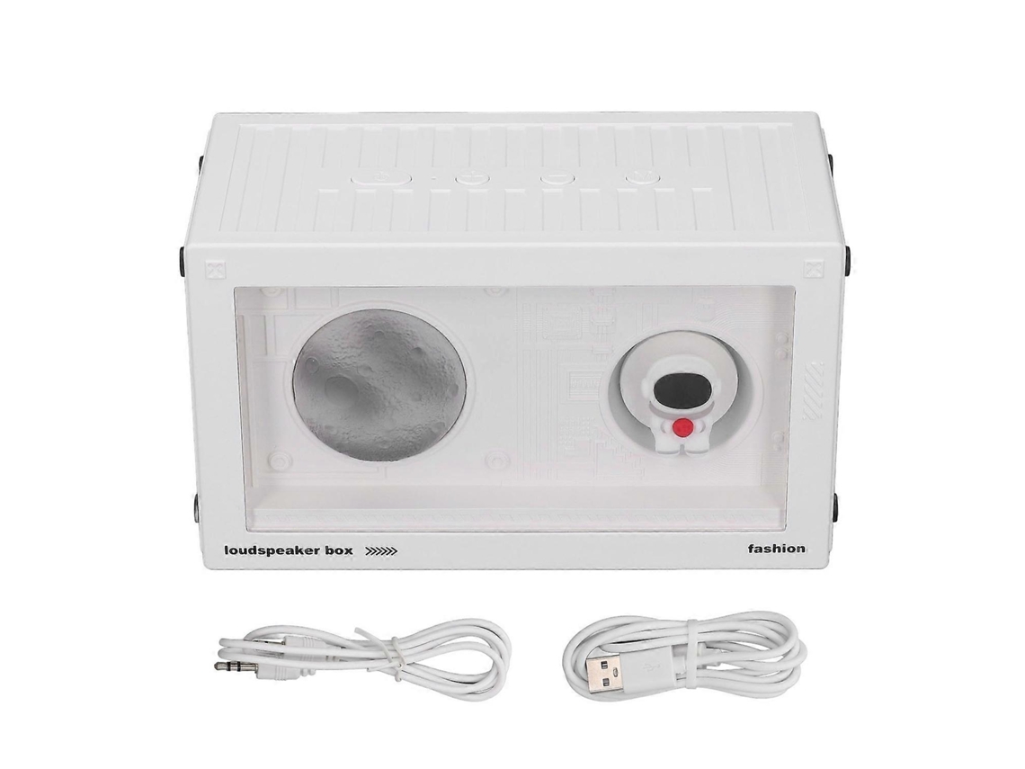 Altavoz Bluetooth inalámbrico con luz nocturna decorativa de planeta, sonido envolvente de alta fidelidad, altavoz Bluetooth portátil Chennnls