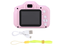 Minicámara Digital X2 Para Niños Con Pantalla Ips De 2 Pulgadas, Hd 1080p, Rosa, Juguete Para Niños