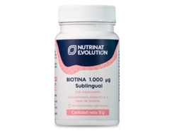 Biotina 30 comprimidos sublinguales NUTRINAT EVOLUTION