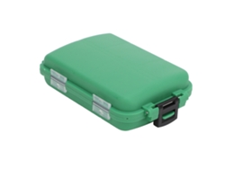 Caja De Pesca Impermeable 2 Piezas De Gran Capacidad Plástico Portátil Para Almacenar Anzuelos Jig Y Lures Verde
