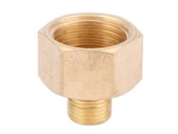 5 Piezas De Accesorios De Tubería De Bronce Con Rosca Hembra A Macho Bspp (g1/8" A G3/8") Conector Rápido Recto