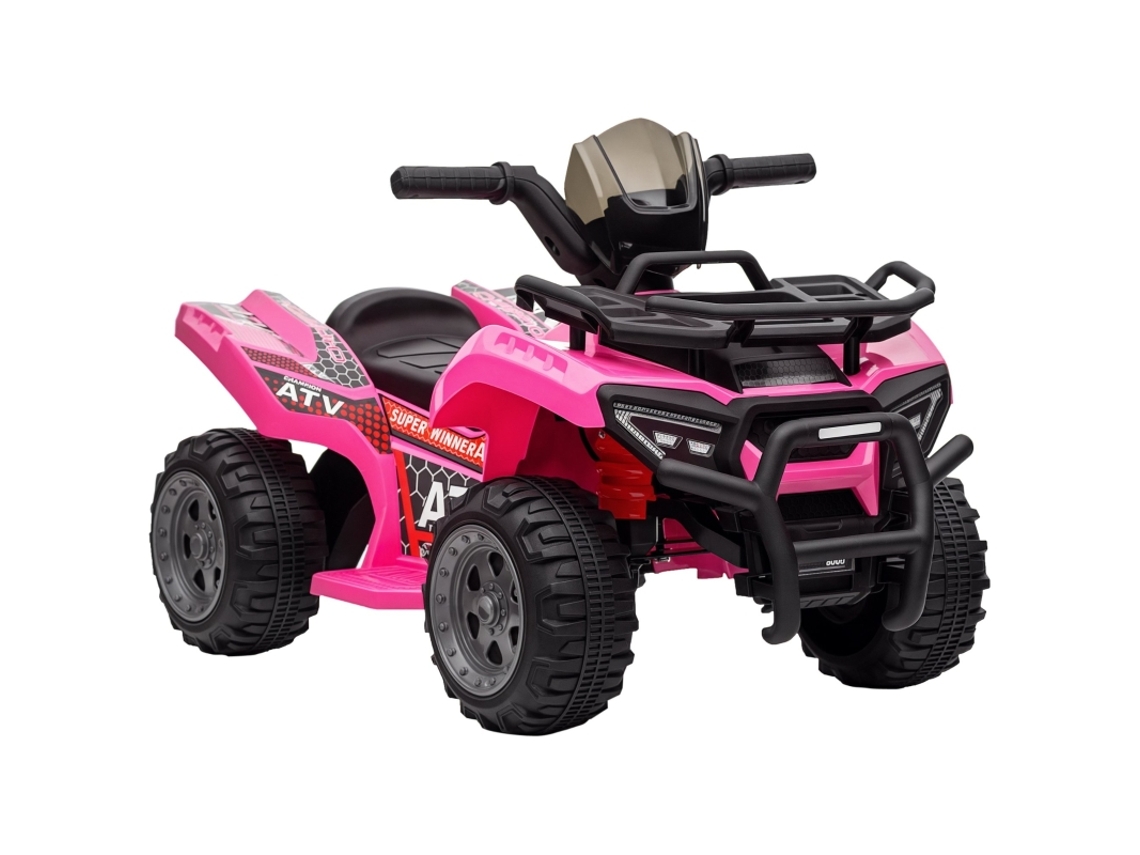 Quad Eléctrico De 6v Con Música Delantera, Para Niños De 1,5 A 3 Años, Color Rosa.