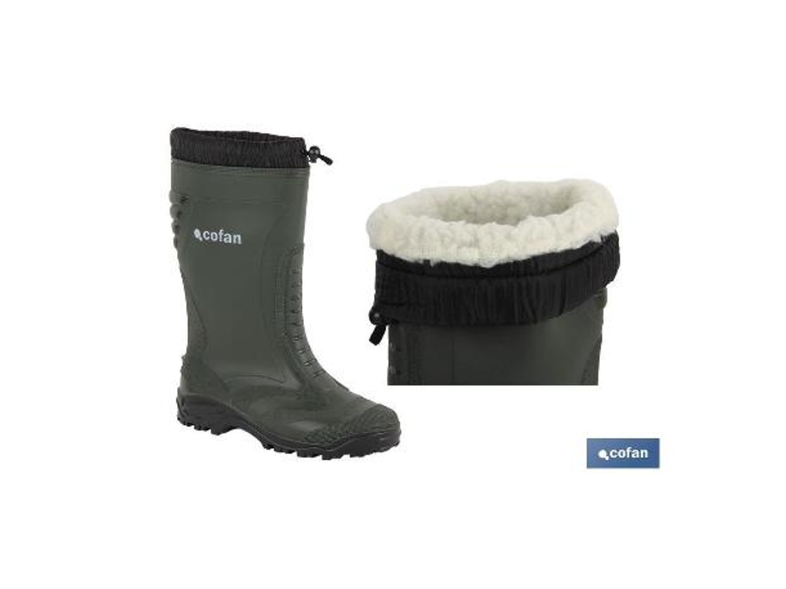 Bota agua forro polar cosido t-44