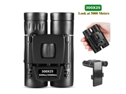 RUMOCOVO Potentes Binoculares 300X25 Hd 5000M Largo Alcance Fmc Mini Telescopio Óptico Plegable para Caza L3 02