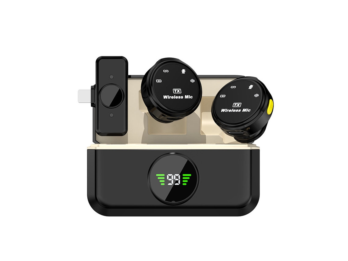 Kit de micrófono de solapa inalámbrico Mdug compatible con iOS