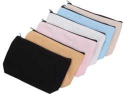 Estuche De Lona Colores Surtidos Multifuncional Cremallera Para Oficina