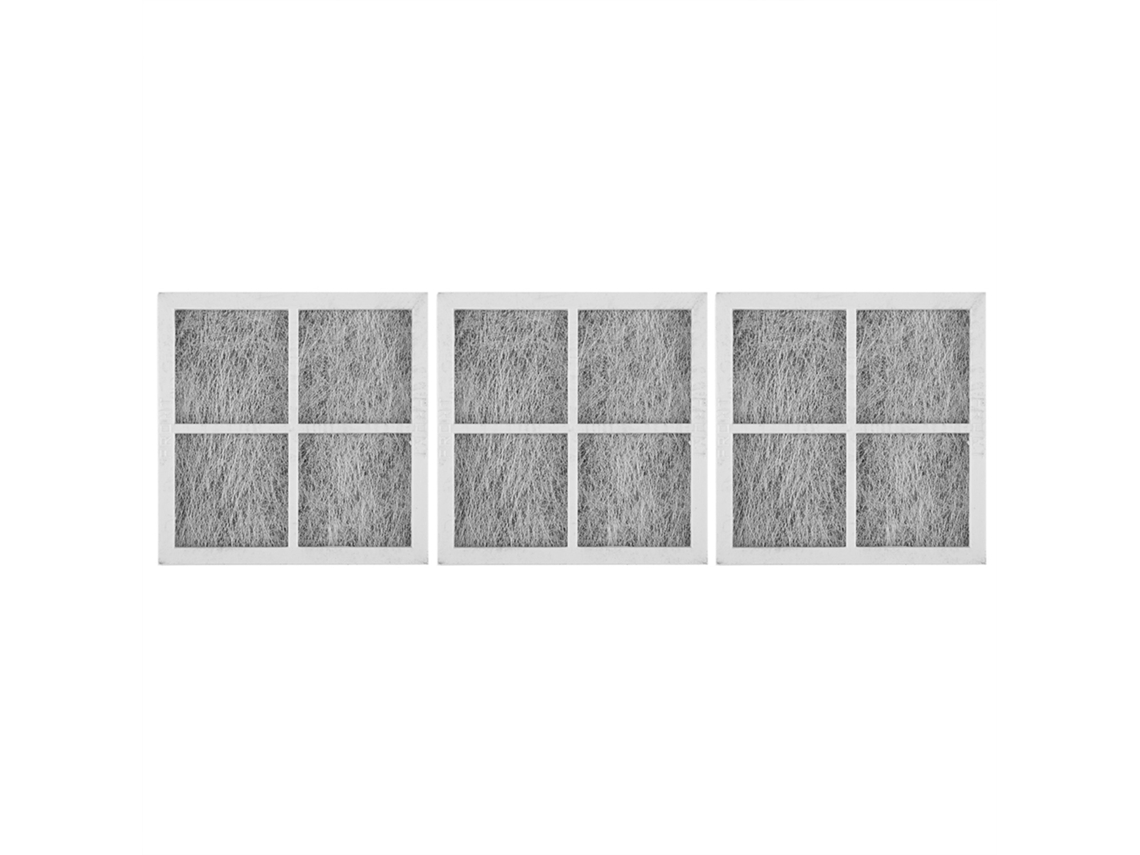 3 Filtros De Aire Para Refrigerador Lg Lt120f 469918 Con Carbón Activado Y Abs