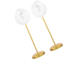 Soporte para pendientes, expositor de joyería con 2 piezas, blanco SFUSHOS