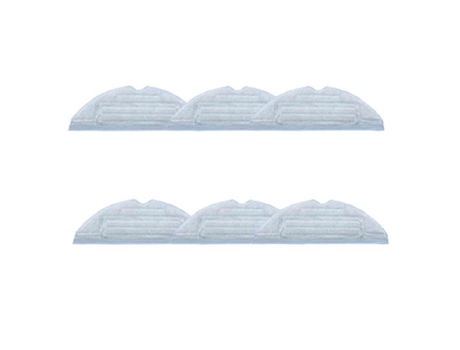 6pcs panos de limpeza reutilizáveis pano de esfregão para xiaomi roborock t7 t7plus