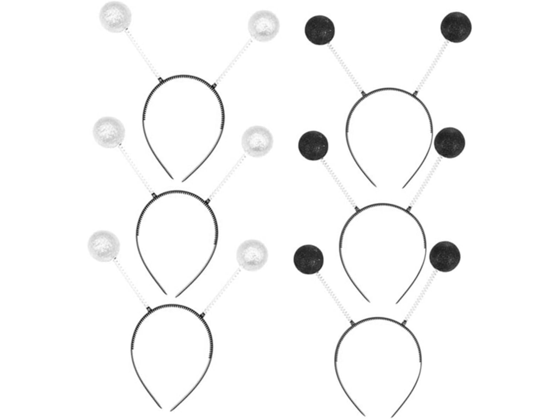 Piezas De Diademas Con Bolas, Accesorios Para El Cabello, Fiesta, Divertido Casco, Disfraz