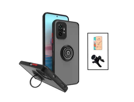 Kit Carcasa para Xiaomi Redmi Note 10 Pro PHONECARE Negro