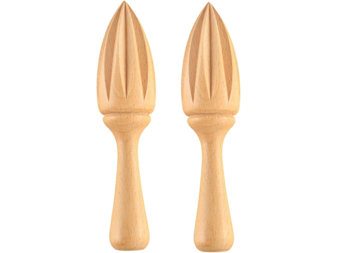 Juego de 2 exprimidores de frutas, exprimidor de limón, limón para cocina, Citrus Vayotoy