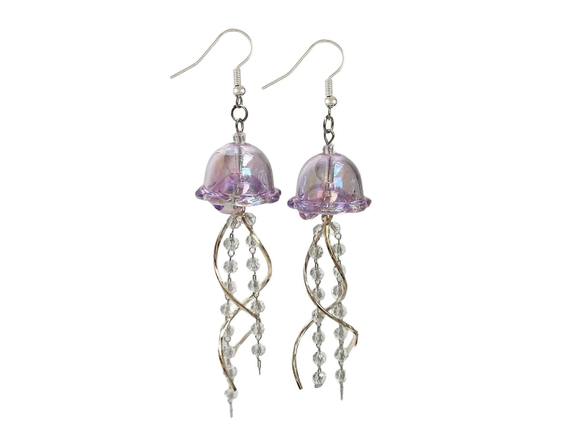 Pendientes de medusa hechos a mano, pendientes de medusa de moda, pendientes colgantes distintivos para fiestas y reuniones Rosewell