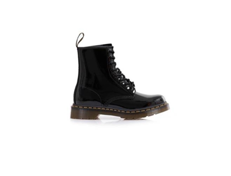 Botas Patent Lamper DR MARTENS Mujer (Negro - Cuero Natural -42)