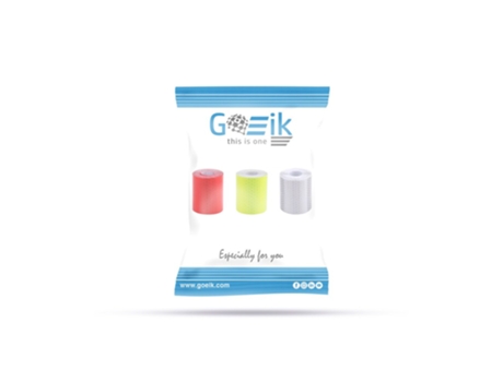 Juego de 3 cintas adhesivas reflectantes, 1m*5cm - Rojo, Plata y Amarillo - GOEIK BY PC GO