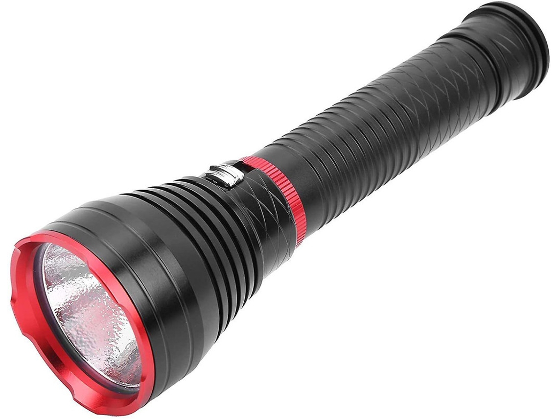 Linterna De Buceo Luces De Buceo Led Linterna Profesional Para Iluminación Subacuática, Yizhood (negra)