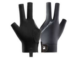 Guantes De Billar Cómodos, Transpirables Y Antideslizantes Con Tres Dedos Para Jugadores De Snooker Y Pool.