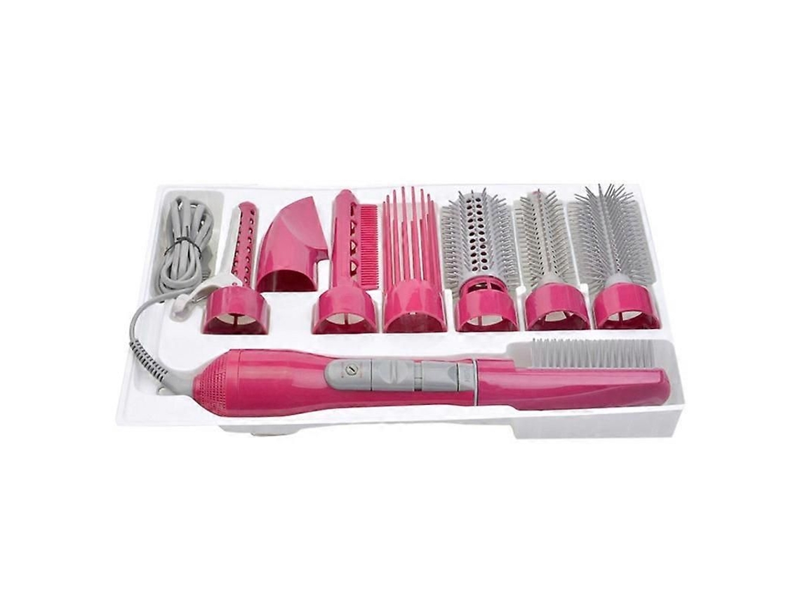 Secador de pelo profesional 8 en 1 con rizador, ideal para viajes y hoteles, con peine integrado. TAISHENGDA