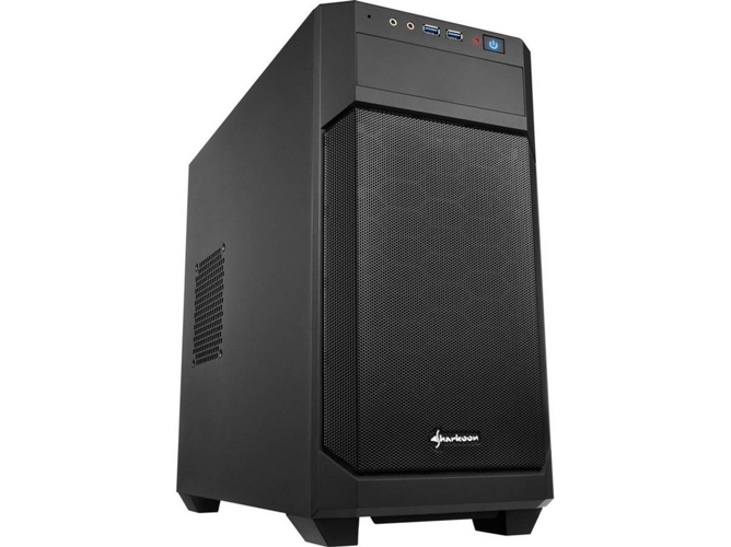 Caja PC SHARKOON V1000 (Mini ATX Tower - Negro)