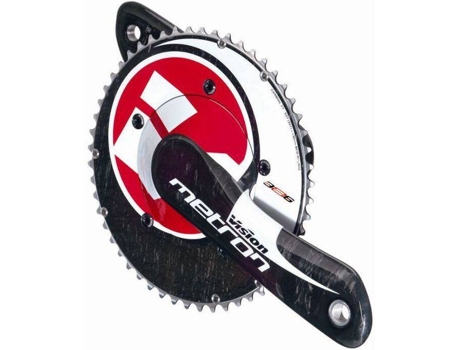 Pedales VISION Metron Tt Carbone Double Bb386 Evo L=175 N10 53/39 V13 (Negro - TU)