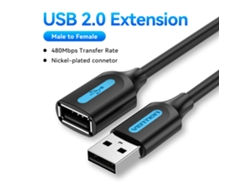 Cable de extensión USB 3.0/2.0 para Smart TVs, SSD, Xbox One, portátiles, actualizado a USB 2.0