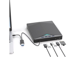 Unidad Óptica Externa Dvd-rw Con Interfaz Múltiple Usb 3.0, Tipo-c Y Sd/tf