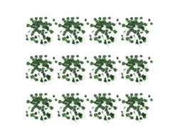 12 Piezas De Hojas Verdes De Plástico Ratán De 2,1 M Para Decoración Diy, Columpios Para Vallas, Bodas Y Fiestas.