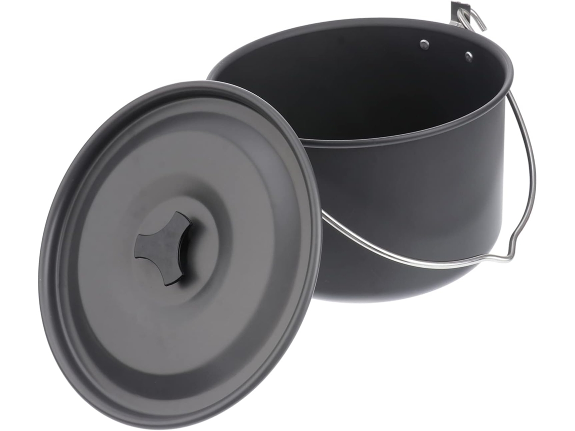 Utensilios de cocina portátiles para acampar y hacer senderismo.