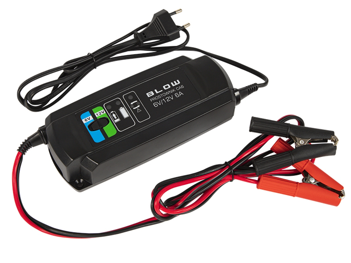 Cargador de baterías automático 6v-12v/6a TECK