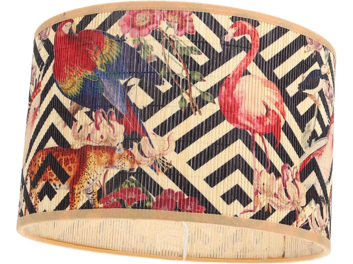 Lámpara De Mesa De Estilo Tropical De Repuesto Para Dormitorio Moderno Con Estampado