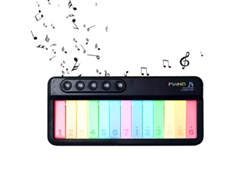 Órgano Electrónico De Juguete Con Pantalla Táctil, Con 5 Efectos De Instrumentos, 12 Clásicos Y 3 Efectos De Luz. Chrui