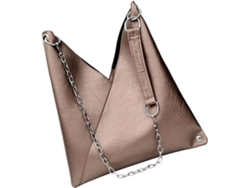 Bolso De Hombro Ciieeo Para Mujer En Piel Sintética Dorada Con Cadena, Diseño Elegante, Tamaño Compacto, Para Noche, Cena, Fiesta.