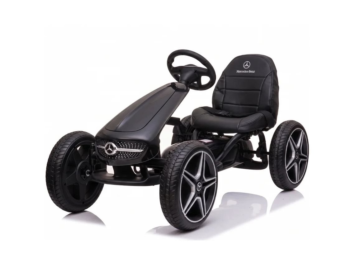 Go Kart A Pedales Infantil - Mercedes - 3 A 7 Años - Negro