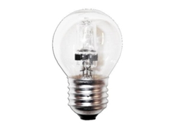 Luz dlu lampara halog.esferica clara eco30 230v-42w e14 fle3u020