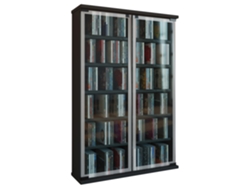 Soporte De Madera Para Cd Y Dvd Estante Para Galería Puerta De Vidrio Vcm