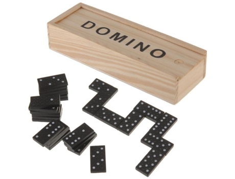 Juego domino negro 28 piezas