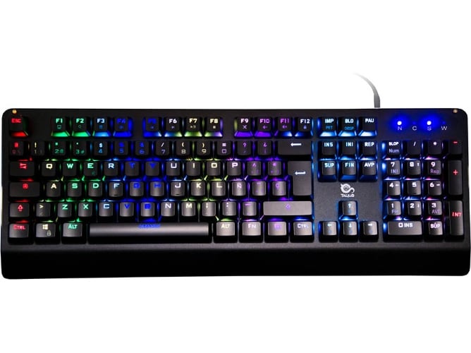 Teclado Gaming TALIUS Cerberus (Mecánico - Español - Negro)