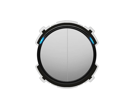 Interruptor de Luz de Pared Indicador Led SLOWMOOSE (2 Gangues 1 Via)