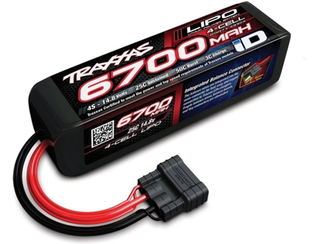 Piezas para Teledirigidos TRAXXAS 6700mAh 14.8v 4-Cell 25C LiPo Battery (Edad Minima: 14 años)
